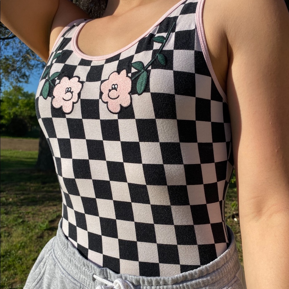 Vans checkered tank bodysuit❣️